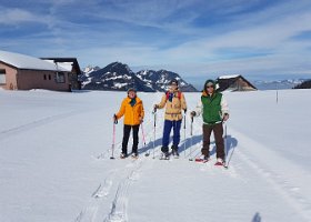 Schneeschuwanderung Mullern